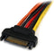 StarTech.com PYO2LSATA - SATA voeding-Y-splitterkabeladapter - 15 cm