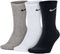 Nike Value Cotton Crew Sokken - Unisex - Cushion - Zwart (3-pack)