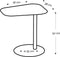 Spinder Design Noora - Bijzettafel - Duurzaam staal - Wit - 50 Hoog