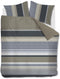Beddinghouse Jorren - Dekbedovertrek Lits-Jumeaux - 240x200/220 cm - Blauw Grijs