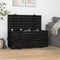 vidaXL - Opbergbox - 91x40,5x42 - cm - massief - grenenhout - wit