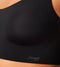 sloggi ZERO Feel Dames Beha top - Comfortabele uitneembare cups - Zwart - Maat L
