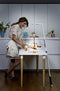 LUCTRA® Flex Design vloerlamp LED - dimbaar - oplaadbare batterij - 25 uur runtime - draagbaar