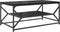 vidaXL - Salontafel - met - Onderplank - Zwart - Eiken - 90x50x40 - cm