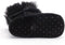 Warmbat Hay - Babysloffen - Merino wol - Zwart - Maat 18/19