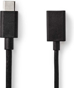 Nedis CCGB61710BK02 - USB 3.2 Gen 1-kabel - Snelle dataoverdracht en laden - Zwart