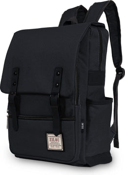 ZILOU® Laptop Rugzak - 15.6 inch - Anti Diefstal - Waterafstotend - Zwart