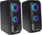 Audiocore AC845 - Luidsprekers - Bluetooth 4.2 - LED-verlichting 7 kleuren (1 paar)