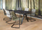Bureau vergadertafel Victory breed 180CM diep 80CM kleur frame Zwart (RAL9005) kleur blad Licht Eiken