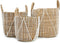 Safaary - Bazar Bizar Macrame Opbergmand Naturel Wit Large