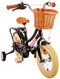 Volare Excellent Kinderfiets - Meisjes - 12 inch - Afneembare zijwieltjes - Zwart