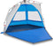 vidaXL - Strandtent - 2-persoons - waterdicht - snelontgrendeling - azuurblauw