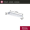 Paulmann Arneb - Wandlamp LED IP44 3000K 550lm 9W Wit