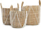 Safaary - Bazar Bizar Macrame Opbergmand Naturel Wit Large