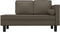 vidaXL - Chaise - longue - met - kussens - en - bolster - kunstleer - grijs