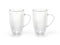 Bredemeijer - Dubbelwandige koffieglazen en theeglazen 295ml (set van twee stuks)