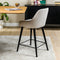 Furntastik Palestrina Barkruk, stof Boucle, naturel