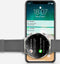 Valante Smartwatch S4 - Smartwatch Dames en Heren - Zwart staal - 44 mm - Stappenteller - Verbrande Calorieën - Hartslagmeter - Bloeddrukmeter