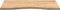 vidaXL - Bureaublad - rechthoekig - 80x50x2,5 - cm - onbehandeld - eikenhout