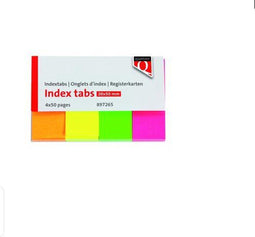 Indextabs Quantore 20x50mm neon 200 stuks