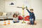 Simba Mighty Crane - Hijskraan 110cm - Afstandsbediening 360 graden - Geel