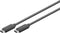 Wentronic 66509 - USB-C naar USB-C kabel - USB3.0 tot 20V/3A - Zwart (3 m)