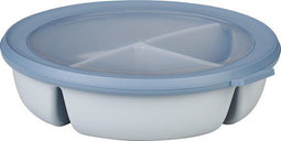 Mepal Cirqula - Multikom - 3-vaks bento bowl 250 ml 250 ml 500 ml - Rond - Nordic