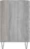 vidaXL - Nachtkastje - 40x40x66 - cm - bewerkt - hout - grijs - sonoma - eikenkleurig