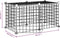 vidaXL - Huisdierenkooi - met - deur - 20 - panelen - 35x35 - cm - staal - zwart