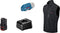 Bosch Professional GHV 12+18V XA S Kit - Draadloos verwarmd gilet - USB-adapter en accu - Blauw