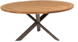4so - Taste Prado dining tafel teak terre dia. 160 cm