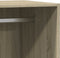 vidaXL - Kledingkast - 48x41x102 - cm - bewerkt - hout - sonoma - eikenkleurig