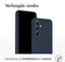 Accezz Samsung Galaxy A35 - Liquid Silicone Backcover - Schokabsorberend - Donkerblauw