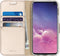 Accezz Hoesje Geschikt voor Samsung Galaxy S10e Hoesje Met Pasjeshouder - Accezz Wallet Softcase Bookcase - goud