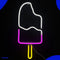 Neon Lamp - IJs - Dimbaar - Incl. Ophanghaakjes - Neon Sign - Neon Verlichting - Neon Led Lamp - Wandlamp