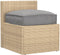 vidaXL - Ligbedkussen - Grijs - 50x50x12 - cm - Oxford - Stof
