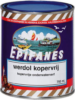 Epifanes Werdol kopervrij Blauw 2.0 ltr
