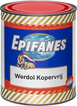 Epifanes Werdol kopervrij Rood 2.0 ltr
