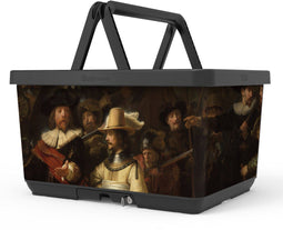 Basky De Nachtwacht - Fietsmand - Gerecycled plastic - Zwart