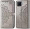 iMoshion Hoesje Geschikt voor Oppo A73 (5G) Hoesje Met Pasjeshouder - iMoshion Mandala Bookcase - Grijs