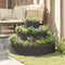 vidaXL - Tuinplanter - Set - Zwart - Staal
