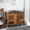vidaXL - Wastafelkast - 80x33x60 - cm - bewerkt - hout - oud - houtkleurig