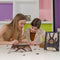 UNIDRAGON Houten Puzzel Voor Volwassenen Pop Art - Graaf Konijn - 250 stukjes - 32x23 cm