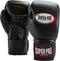 Super Pro Combat Gear - Thai-Pro Bokshandschoenen - Lederen 14oz - Zwart