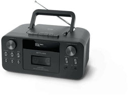 Muse M-182 DB - Draagbare Bluetooth DAB+ CD cassettespeler - Retro zwart