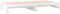 vidaXL - Slaapbank - uitschuifbaar - 2x(80x200) - cm - massief - grenenhout - wit