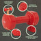 Tunturi Dumbbell set - 2 x 3 kg - Vinyl - Rood (2 stuks)