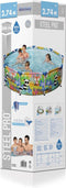 Bestway - Steel Pro - Opzetzwembad - 274x66 cm - Dierenprint - Rond