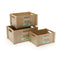 Set decoratieve dozen Versa Hout (3 Onderdelen)