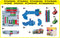 EPOCH Games – Super Mario Kart Racing DX Racebaan – Inclusief Luigi & Mario Karts – 6 Obstakels